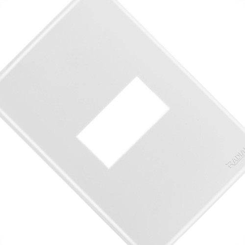 Espelho Placa Radial Mod.Ouro Branco 4X2 1Mod 1709003