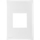 Espelho Placa Radial Mod.Ouro Branco 4X2 2Mod.1709005 Espelho Placa Radial Mod.Ouro Branco 4X2 2Mod.1709005