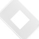 Espelho Placa Radial Mod.Ouro Branco 4X2 2Mod.1709005 Espelho Placa Radial Mod.Ouro Branco 4X2 2Mod.1709005