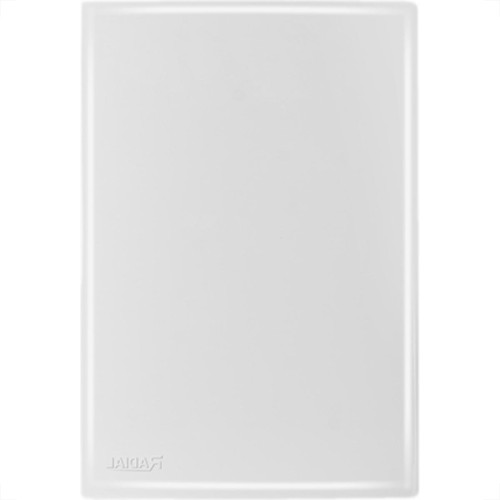 Espelho Placa Radial Mod.Ouro Branco 4X2 Cego 1709006