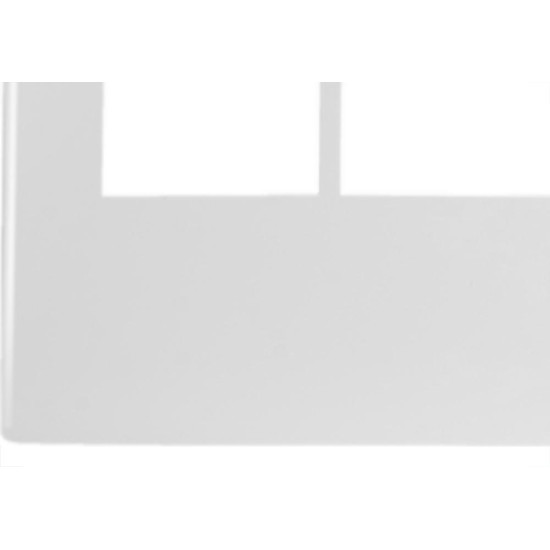 Espelho Placa Radial Mod.Ouro Branco 4X4 2Mod 1709011