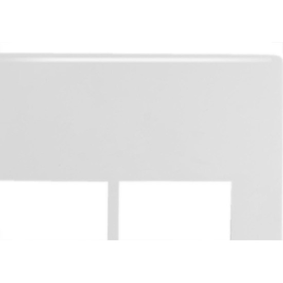 Espelho Placa Radial Mod.Ouro Branco 4X4 2Mod 1709011