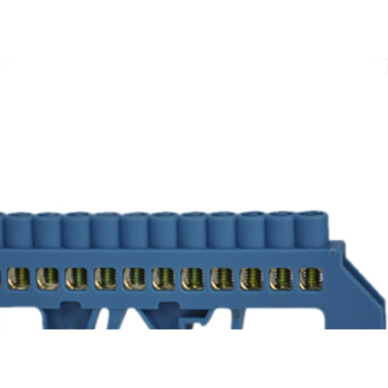 Barram Jng Neutro 08 Termimal Azul 15981 - Kit C/5 Unidades Barram Jng Neutro 08 Termimal Azul 15981 - Kit C/5 Unidades