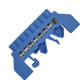 Barram Jng Neutro 12 Termimal Azul 15704 - Kit C/5 Unidades Barram Jng Neutro 12 Termimal Azul 15704 - Kit C/5 Unidades