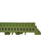 Barram Jng Terra 12 Termimal Verde 15703 - Kit C/5 Unidades Barram Jng Terra 12 Termimal Verde 15703 - Kit C/5 Unidades