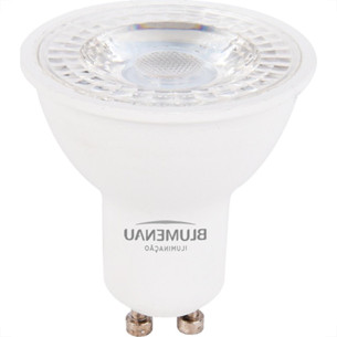 Lampada Dicroica 7W Led Mr16 3000K Blumena Gu10