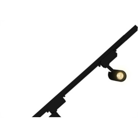 Trilho C/3 Spot Led 30W 3000K Blume Preto