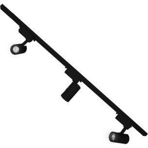 Trilho C/3 Spot Led 30W 6500K Blume Preto