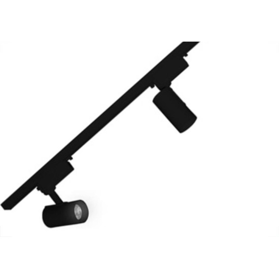 Trilho C/3 Spot Led 30W 6500K Blume Preto