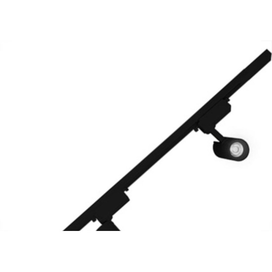 Trilho C/3 Spot Led 30W 6500K Blume Preto