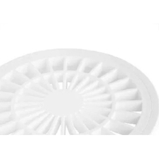 Grelha Plast Comp.Red Branco 10X10 Plastilit