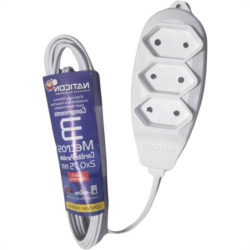 Extensao Naticon Pl 0,75 03Mt Branco