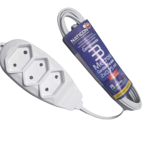 Extensao Naticon Pl 0,75 03Mt Branco