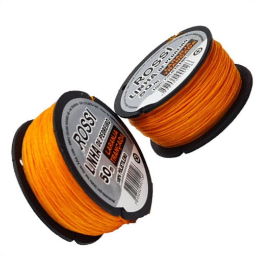 Linha Pedreiro Rossi Trançada Lr C/ 50Mt - Kit C/12 Unidades