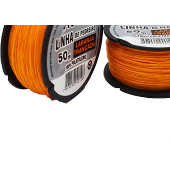 Linha Pedreiro Rossi Trançada Lr C/ 50Mt - Kit C/12 Unidades