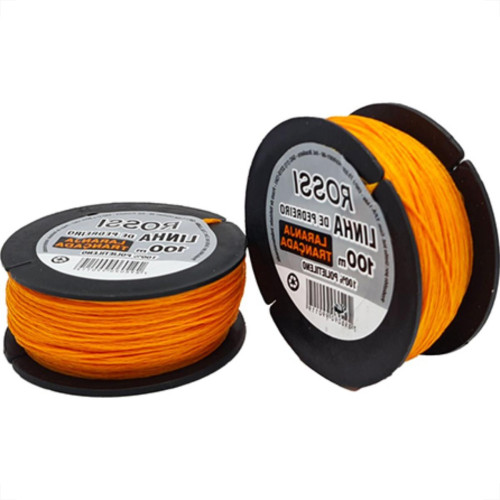 Linha Pedreiro Rossi Trançada Lr C/100Mt - Kit C/12 Unidades