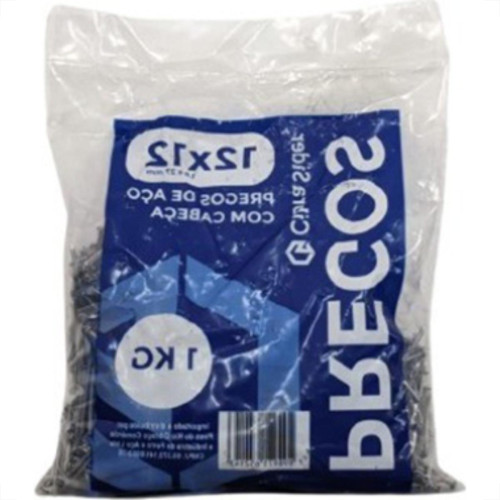 Prego Polido Cibra C/Cabeça  12X12 (1,80X28mm)