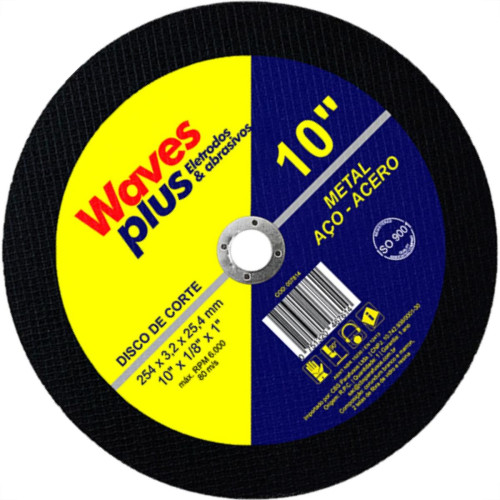 Disco Corte Waves Ferro 10X1 2T