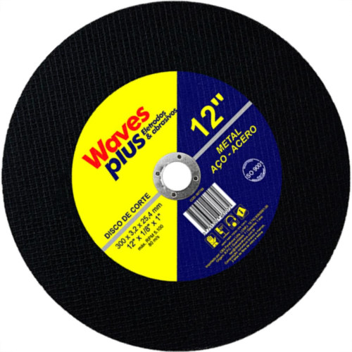Disco Corte Waves Ferro 12X1 2T
