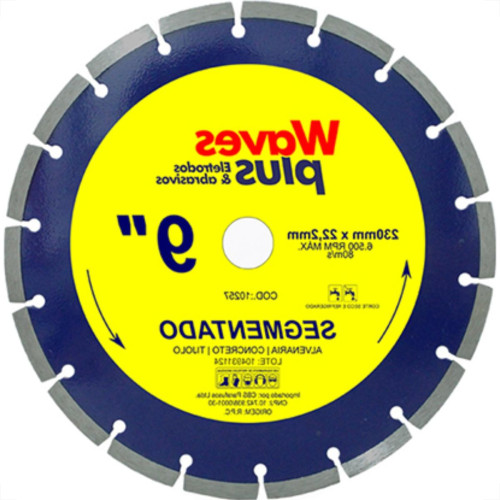 Disco Diam Waves Segmentado 9 X 230Mm