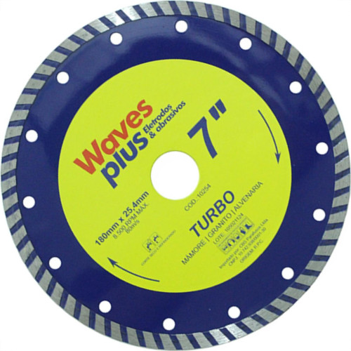 Disco Diam Waves Turbo 7 X 180Mm