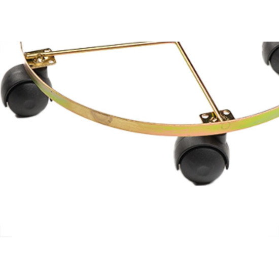 Suporte P/Vaso Rast.Iguatem 4Rodas 31Cm - Kit C/5 Unidades