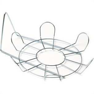 Suporte P/Vaso Margarida Iguate N2 Prata - Kit C/5 Unidades