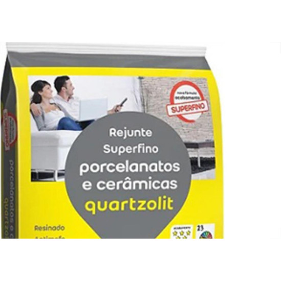 Rejunte Quartz Porcel/Ceram Branco 5K - Kit C/6 Saco