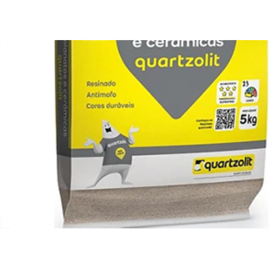 Rejunte Quartz Porcel/Ceram Cinza Platin 5K - Kit C/6 Saco