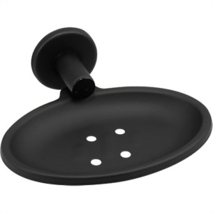 Saboneteira Hidrolar Parede Inox Preto