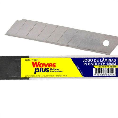 Lamina P/Estilete Larga Waves C/10
