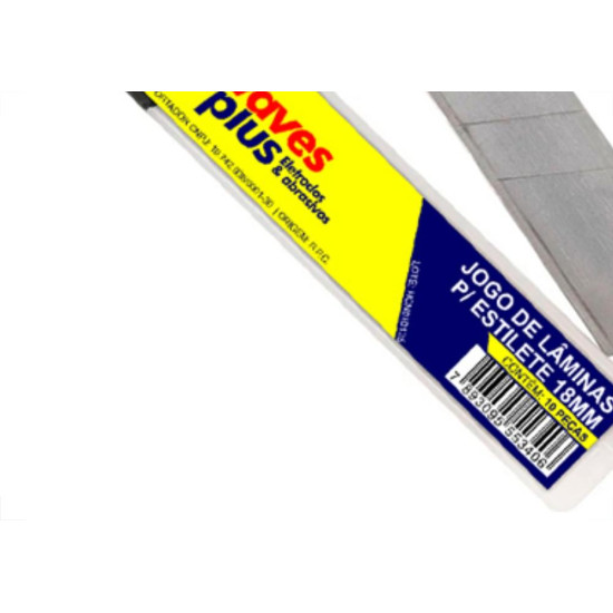 Lamina P/Estilete Larga Waves C/10