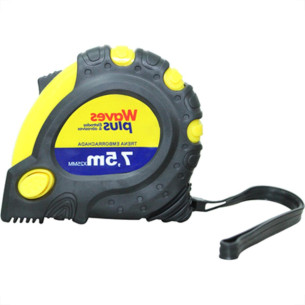 Trena 7,5Mt Emborrachado 25Mm Amarelo Waves