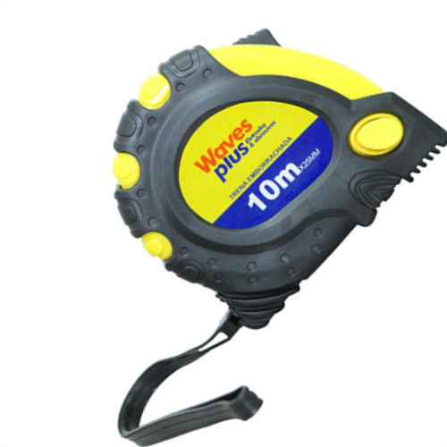 Trena 10Mt Emborrachado 25Mm Amarelo Waves