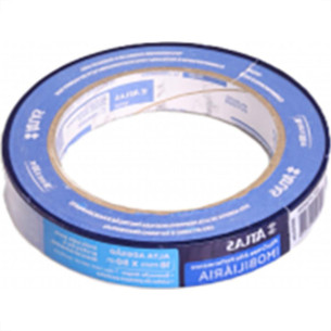 Fita Crepe Atlas Imobiliaria Azul 18Mmx50M