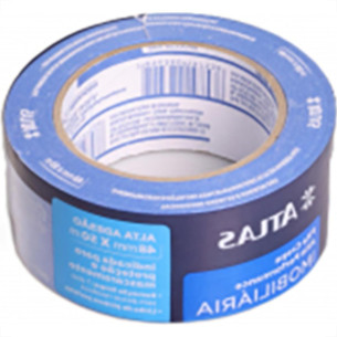 Fita Crepe Atlas Imobiliaria Azul 48Mmx50M