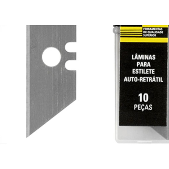 Lamina P/Estilete Retratil Eda Oaf C/10