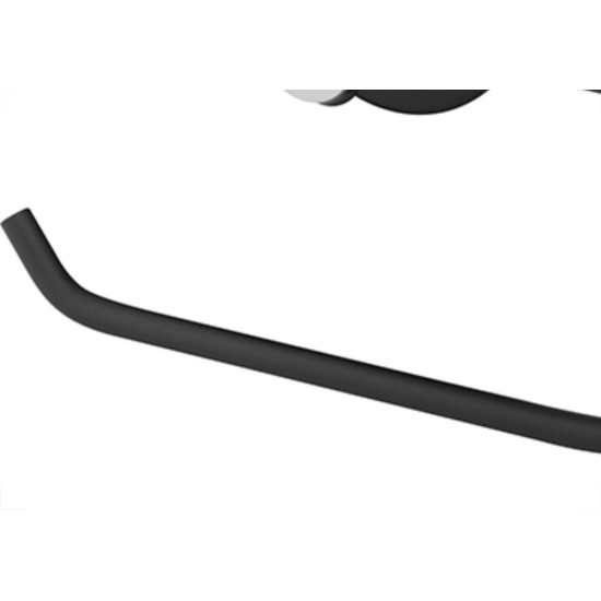 Papeleira Clarainox Simples Preto