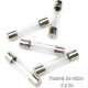 Fusivel Vidro 20Ag 10A Pequeno Jr Iluminacao - Kit C/50 Unidades