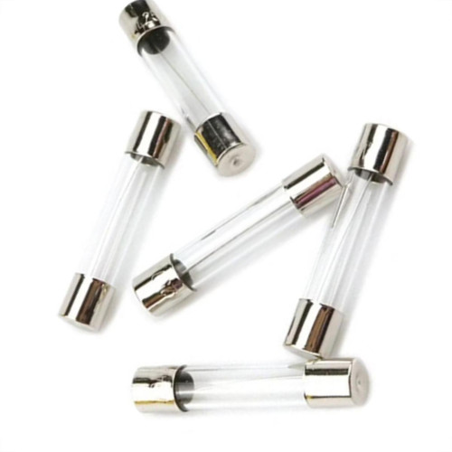 Fusivel Vidro 20Ag 10A Pequeno Jr Iluminacao - Kit C/50 Unidades