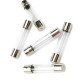 Fusivel Vidro 20Ag 10A Pequeno Jr Iluminacao - Kit C/50 Unidades