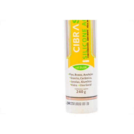 Cola Silicone 240G Cibra Transp