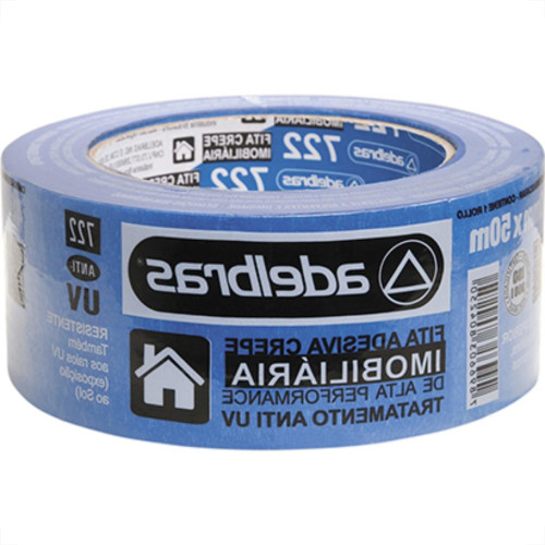 Fita Crepe Adelbras Imobil. Azul 48Mmx50M