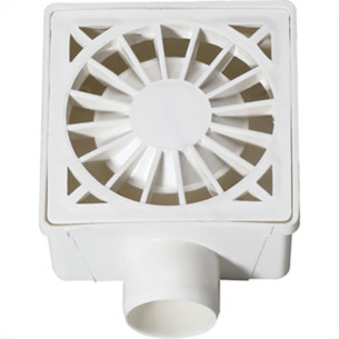 Ralo Sifonado Quadrado Branco Luconi