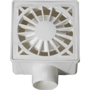 Ralo Seco Quadrado Branco Luconi