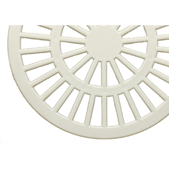 Grelha Plast Red Branco 15X15 Luconi