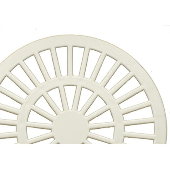 Grelha Plast Red Branco 15X15 Luconi