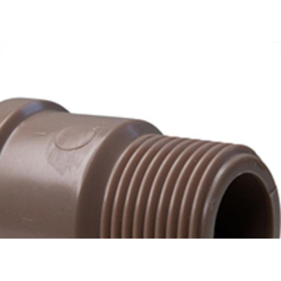 Adaptador Curto Shiva 3/4 Marrom - Kit C/25 Unidades