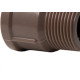 Adaptador Curto Shiva 1 Marrom - Kit C/10 Unidades