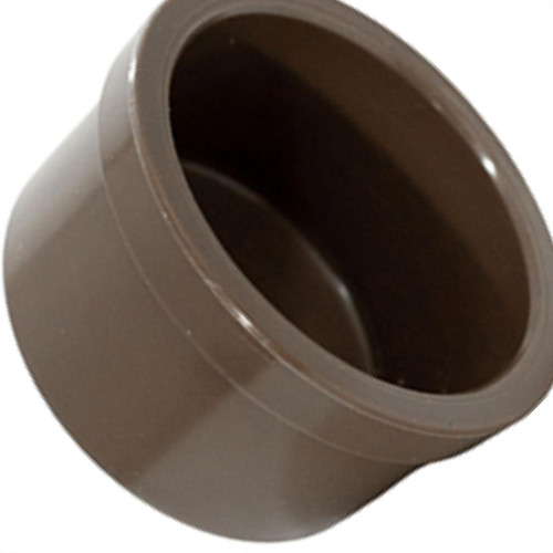 Caps Shiva PVC Liso Liso 1/2 Marrom - Kit C/25 Unidades